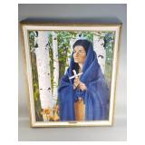 Donald D. Ruleaux signed oil on canvas 'Kateri