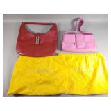 Pair of LA Bagagerie women's handbags