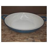 12" Enameled Cast Iron Round Casserole Dish