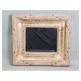 Vintage mirror with wooden frame