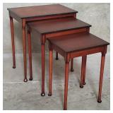 Bombay mahogany nesting tables
