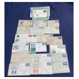 Lot of First Day Issued stamps & regular stamps