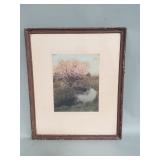 Signed vintage Wallace Nutting "Brook and
