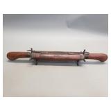 Vintage Indian meat carving knife and fork set