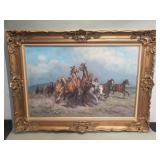 Signed Viski J. oil on canvas