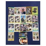 Lot of Barry Bonds baseball cards