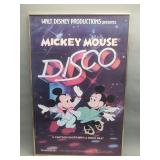 Vintage Walt Disney "Mickey Mouse Disco" poster