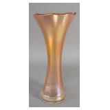 Carnival glass vase
