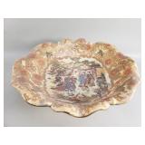 Chinese satsuma style porcelain center bowl