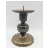 Vintage brass pricket candlestick holder