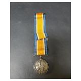 WWI silver British war medal