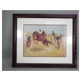 Frederic Remington print "Turn Him Loose Bill"