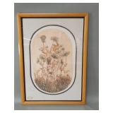 B. Dauman signed etching "Queen Anne