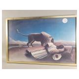 Henri Russian reproduction print "The Sleeping