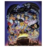Walt Disney "Villains" 1980ï¿½s poster sealed