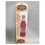Metal Delicious Delaware Punch wall thermometer