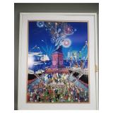 Melanie Taylor Kent signed print "Statue of