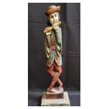 Vintage carved wood folk art sculpture