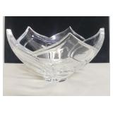 Crystal floral bowl