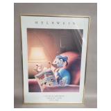 Vintage "Fiftieth Birthday Donald Duck" poster