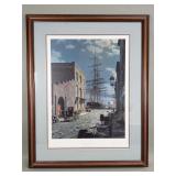 John Stobart signed "Charleston Prioleau Street