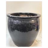 Glazed ceramic  planter