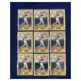 Lot of 1986 Topps Barry Bonds rookie cards