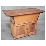 Antique pine baker