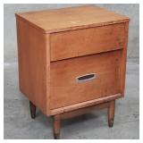 Mainline by Hooker Mid-century walnut nightstand