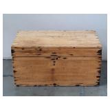 Vintage pine storage box