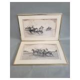 Pair of vintage signed Edward King "British