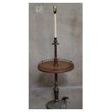 Stiffel brass and wood floor lamp
