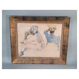 Offset lithograph after Paul Gauguin