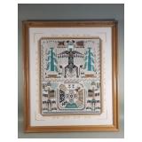 Rosabelle Ben Navajo sand art "Traditional"