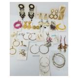 Vintage costume jewelry earrings