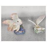 2 vintage Lladro porcelain sculptures
