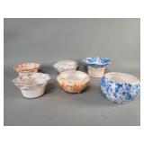 Group of 2 piece ceramic planters