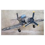 Vintage metal model airplane