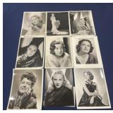 Lot of vintage Hollywood black-and-white photos