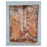 Antique needlepoint work wall panel
