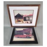Pair of vintage Buick Le Sabre photographs