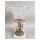 Vintage Hollywood Regency style compote brass