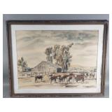 Cecil Wray Goodchild signed vintage watercolor