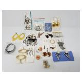 Vintage costume jewelry earrings
