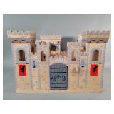 Melissa & Doug deluxe wood folding Medieval castle