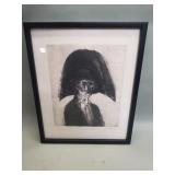 Signed Robert Ernst Marx etching