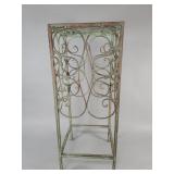 Contemporary wrought iron plant stand