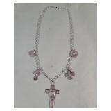 Vintage sterling silver Catholic multi-charm