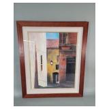 Signed C. Vandelli pastel painting