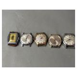 Five vintage watches